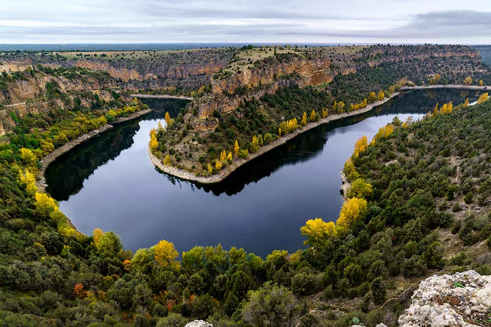 Parque Natural de las Hoces del Rio Duraton Segovia